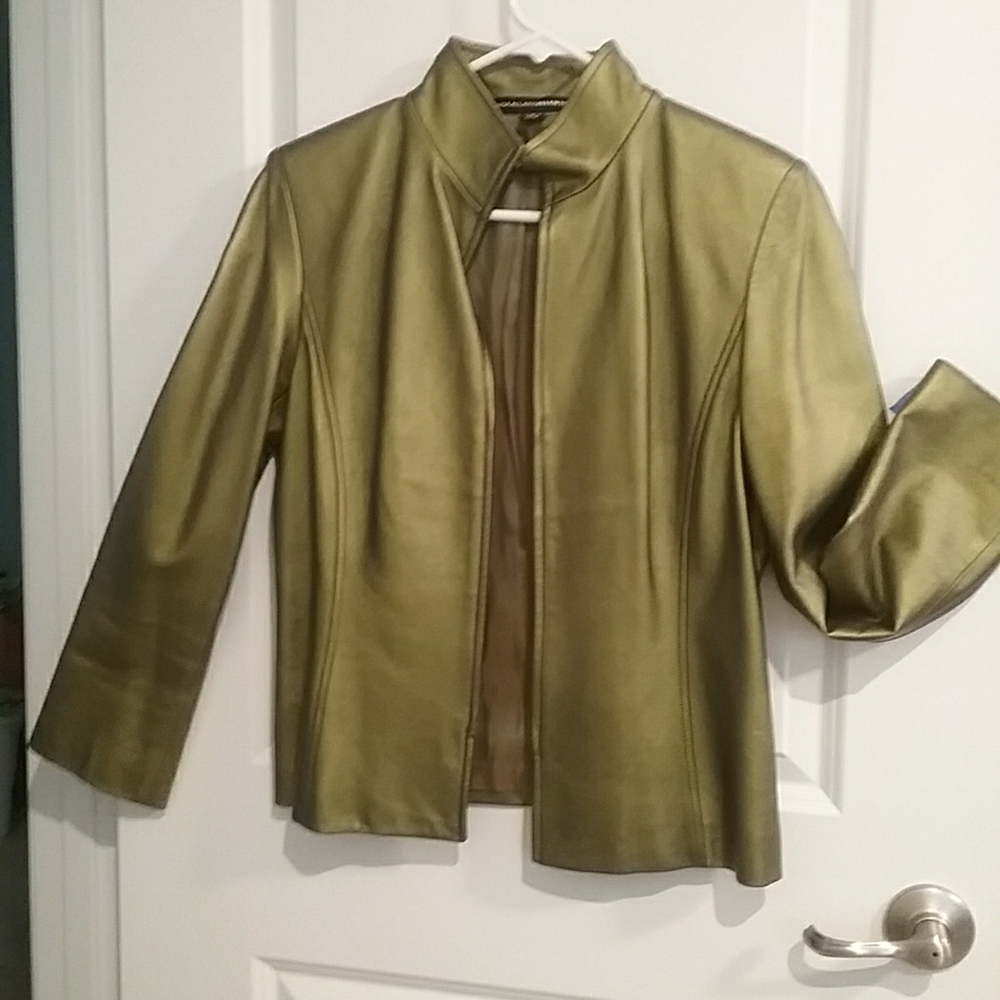 Ellen Tracy Genuine Leather Jacket # 1 TW